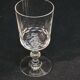 8 antique baccarat crystal wine glasses cut engraved 10742