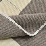 Modern Beige Grey Vintage Kilim Rug, 204x278Cm