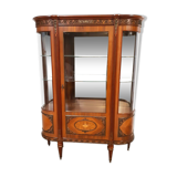 Showcase Louis XVI style, twentieth realization, signed cabinetmaking JP Ehalt of very good quality.