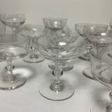 Antique champagne glasses