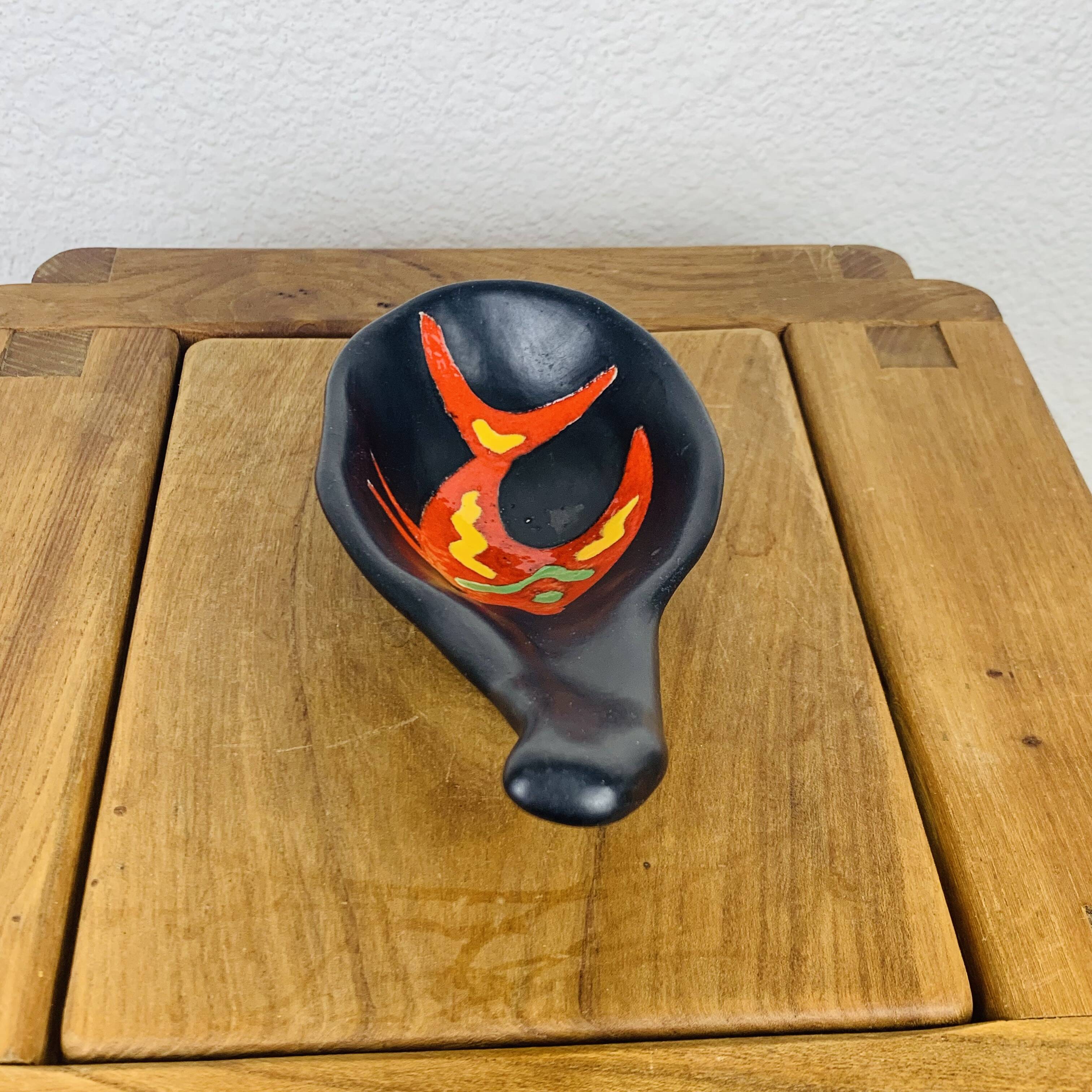 Empty fish pocket free form ceramic Missy Annecy