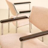 Pair of "Fishing" armchairs by Gijs van der Sluis 60's