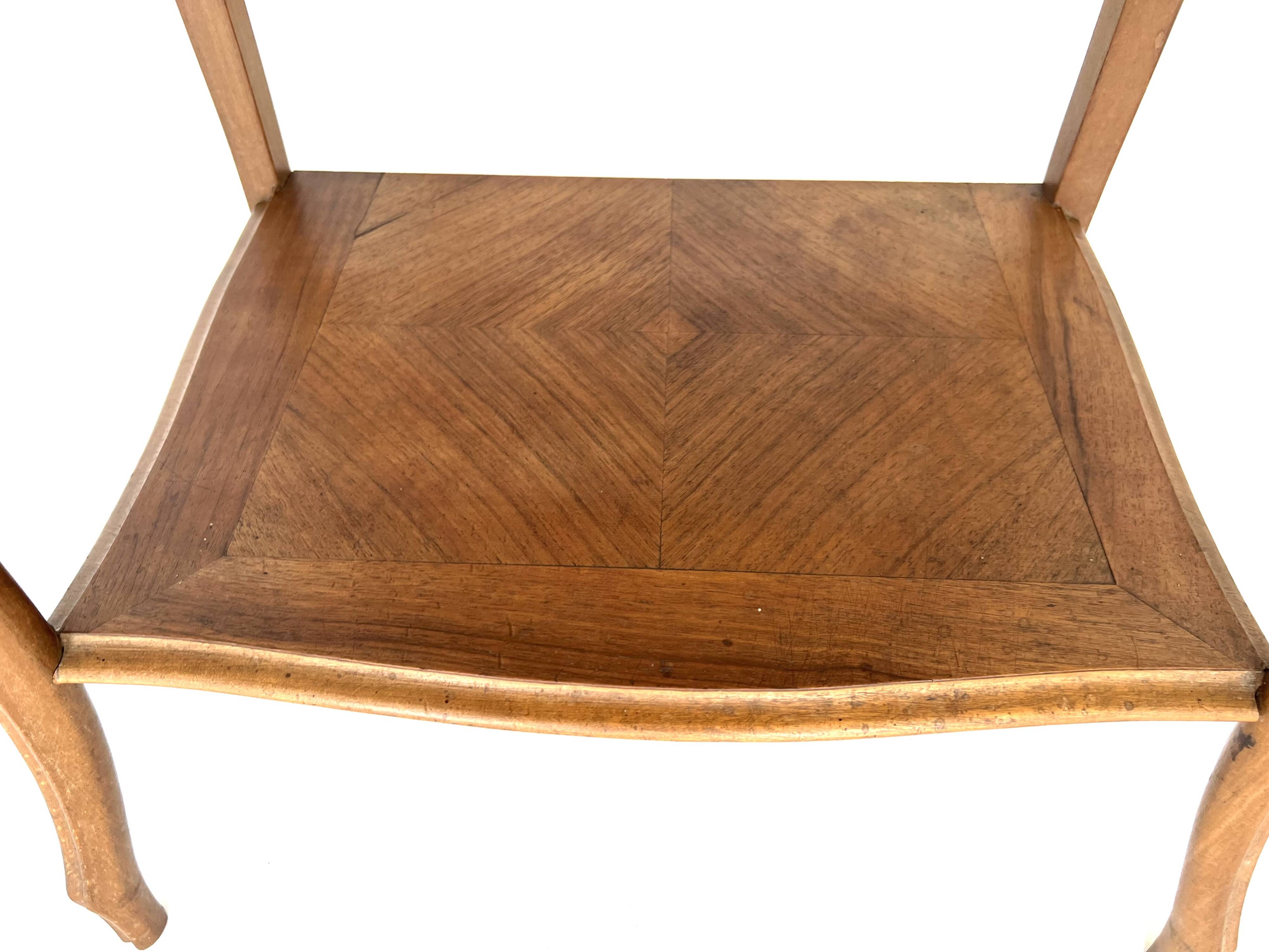 Louis XV style marquetry side table – circa 1900