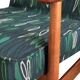 Set of Midcentury Armchairs, by Juliszu Kędziorek in Green Jacquard, 1960s
