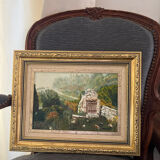 Peinture à l’huile « Le vieux Puy en Provence »