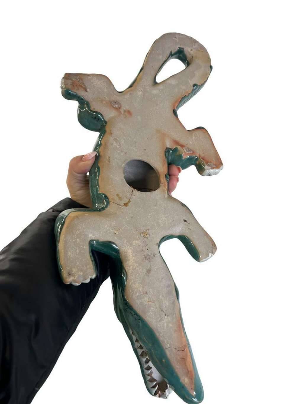 Vintage 'crocodile' figurine / decoration