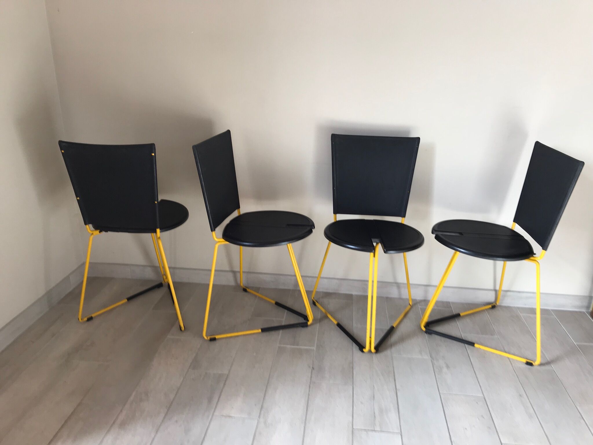 Chairs by design Seccose terna 1985 Gaspare Cairoli