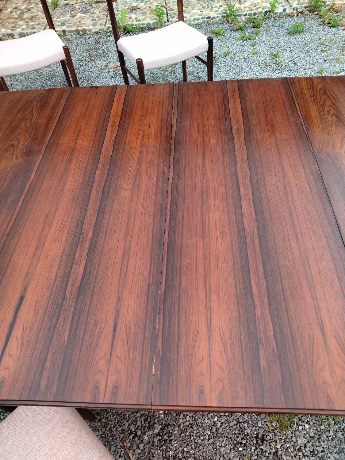 Rosewood table and chairs