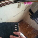 Silver-plated serving dish Quist and its asparagus cradle grid.