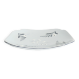 Mid-Century Modern French Blue Plate by Eva Jancke-Björk for Bo Fajans, Sweden