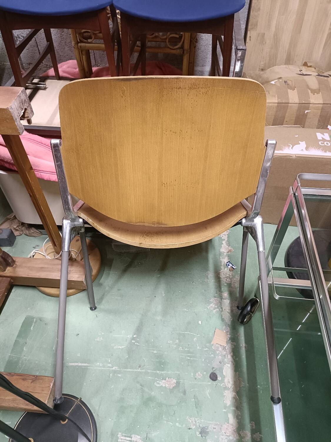 Paire de chaises DC106 Giancarlo Pirretti
