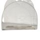 Vintage magazine/newspaper rack in transparent plexiglass