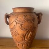 Terracotta vase