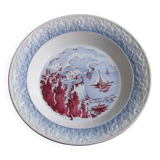 saladier plat de service faîence saint - amand hamage MDC