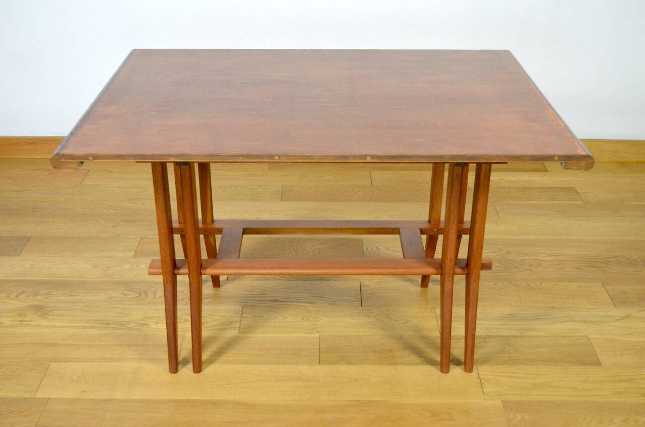 Table de Repas Pieds Compas Vintage 1960