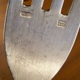 SFAM silver metal serving set for 2