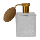 Glass perfume spray and vintage perfume atomizer gold pump
