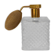 Glass perfume spray and vintage perfume atomizer gold pump