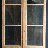 Porte vitrée double