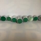 Nine marble candle holders