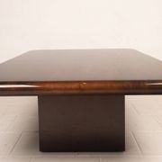Coffee table model 2315 in parchment and mirrors by Giorgio Tura for Tura, 1980