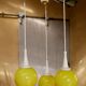 Hanging lamp cascade 3 vintage globes