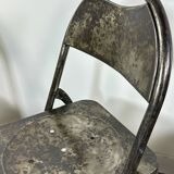 Set of 6 industrial style chairs from the 2000s.
