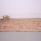 Pink Vintage Moroccan Rug 180 x 344 cm - Berber Wool Rug - Handmade Rug