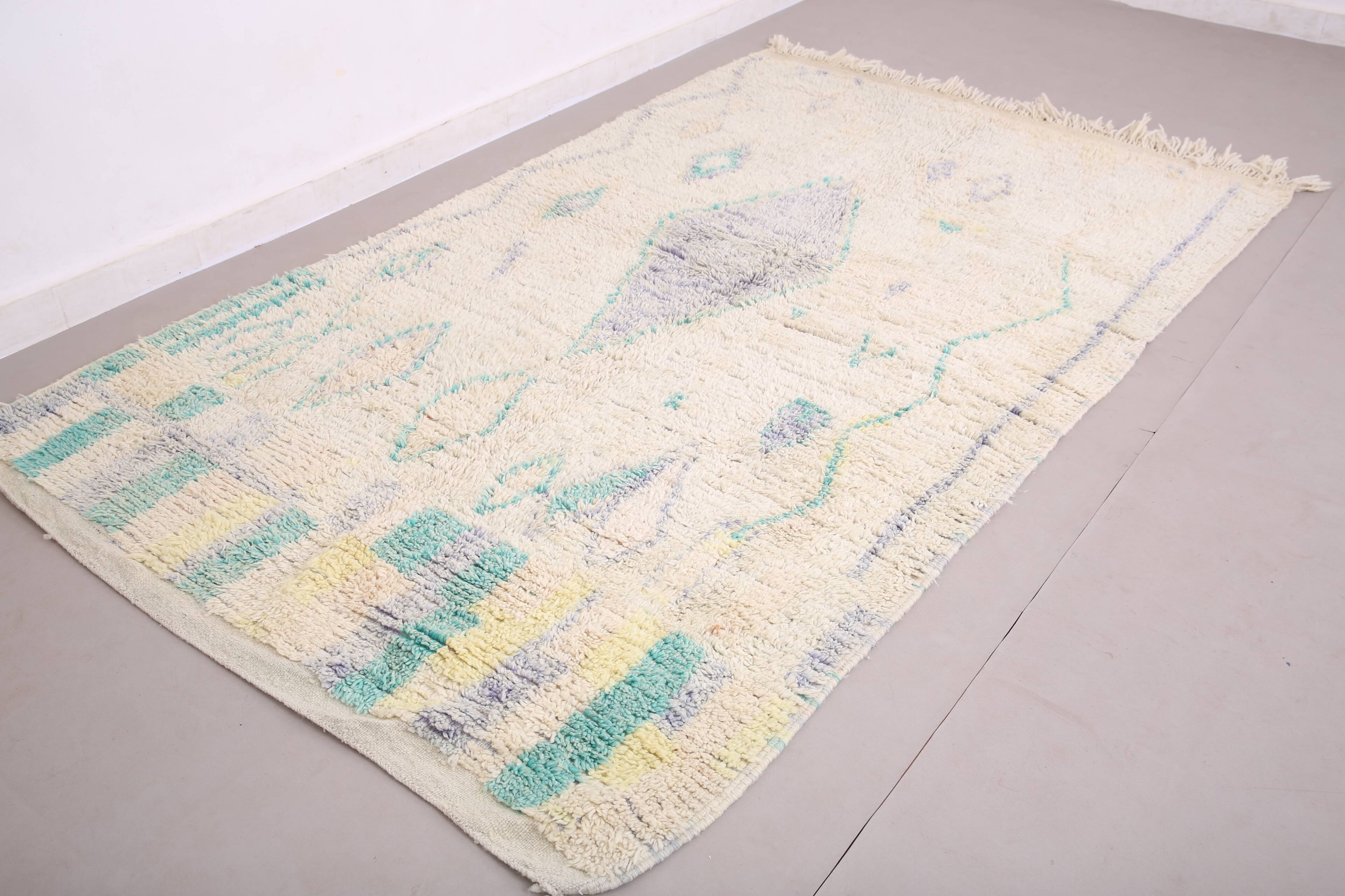 Vintage Boujaad Rug 162 x 271 cm - Berber Wool Rug - Handmade Moroccan rug