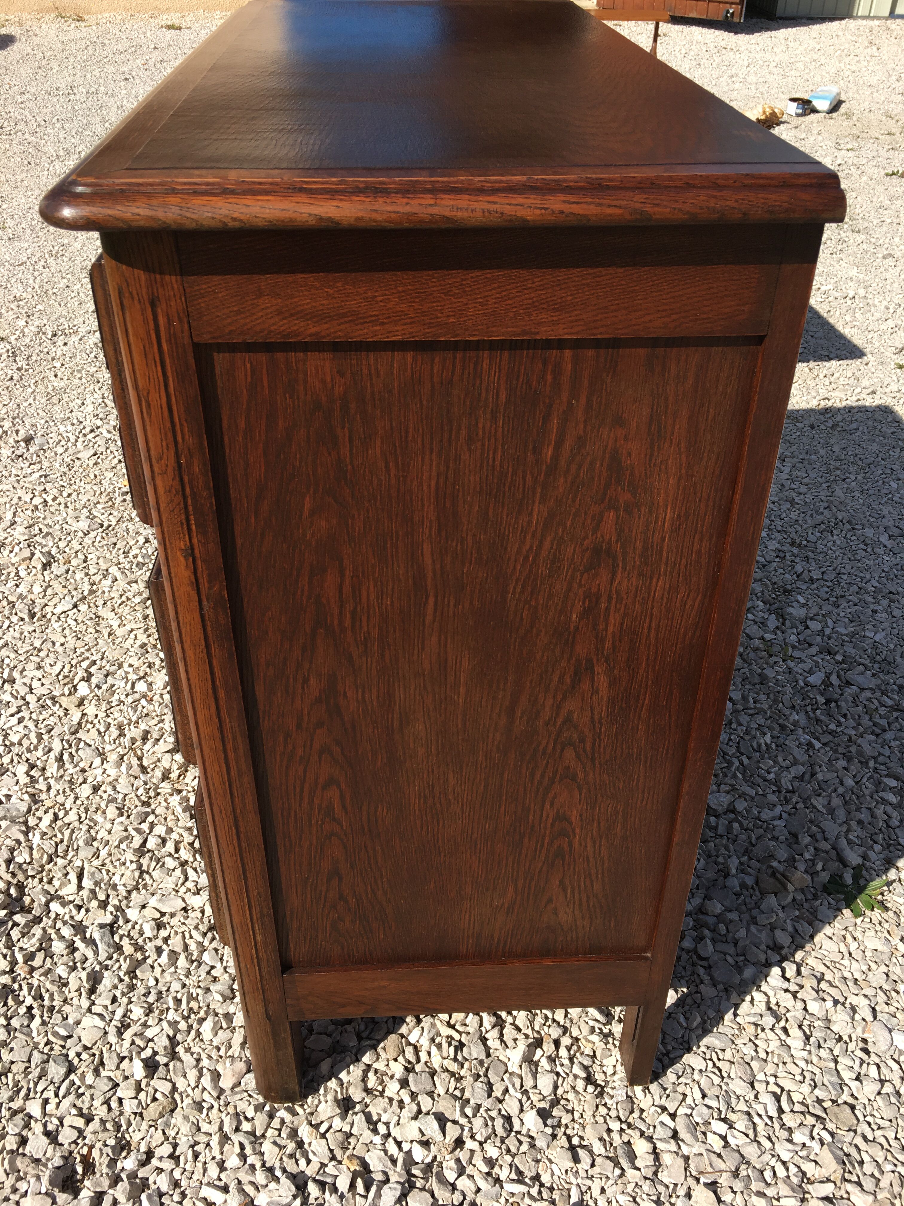 Oak dresser 3 drawers