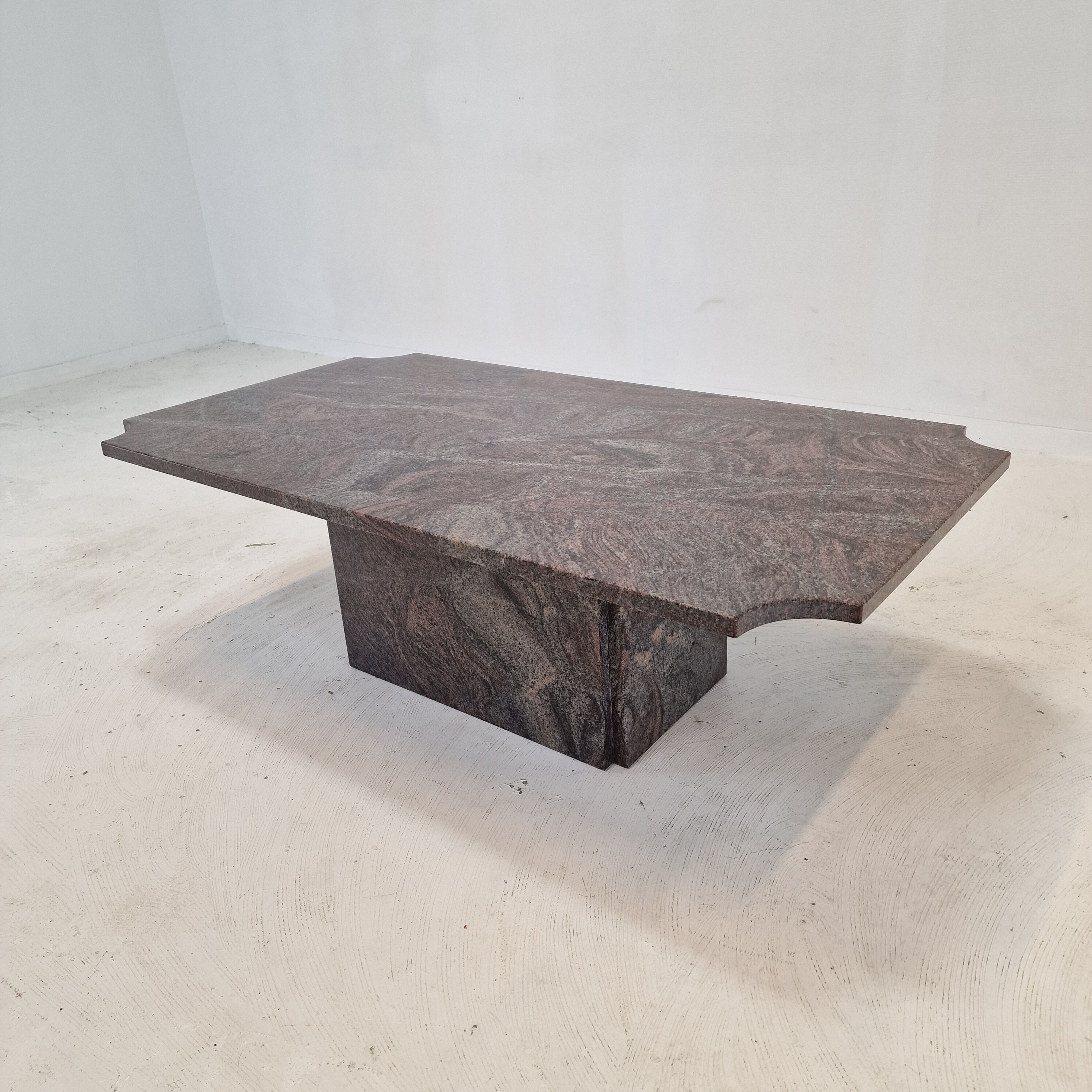 Granite coffee table, 1980s