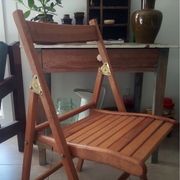 Vintage wooden folding chair