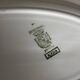 Antique oval serving dish, Sarreguemines Alesia earthenware.