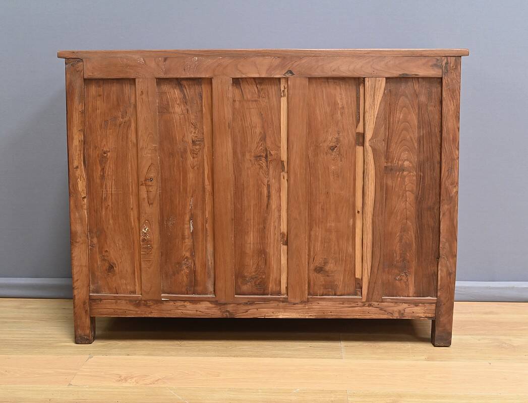 Vitrine en Teck massif, Inde – Début XXe