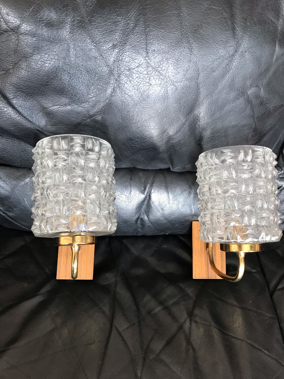 Pair of wall sconces year 70