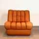 De Sede DS-85 daybed and lounge chair in cognac leather, 1960s