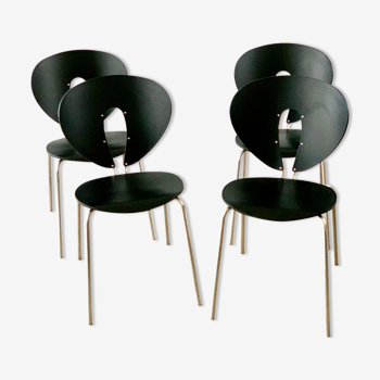 Set of 4 Globus chairs