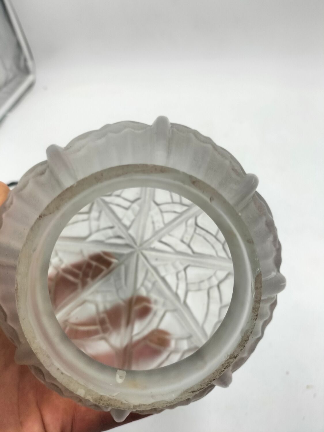 Art Deco glass pendant light