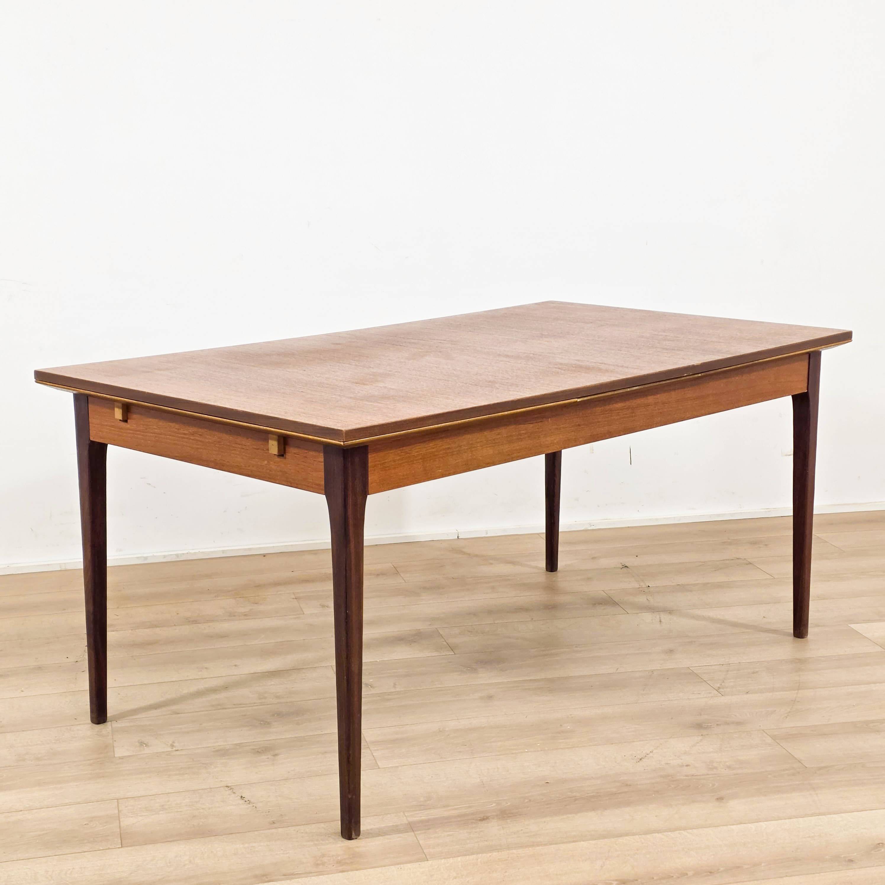 Scandinavian Lübke extendable dining table in teak – 1960s