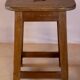 Old Burmese teak workshop stool