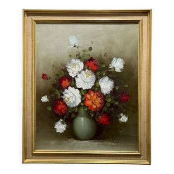 Nature morte Une vase avec des Roses