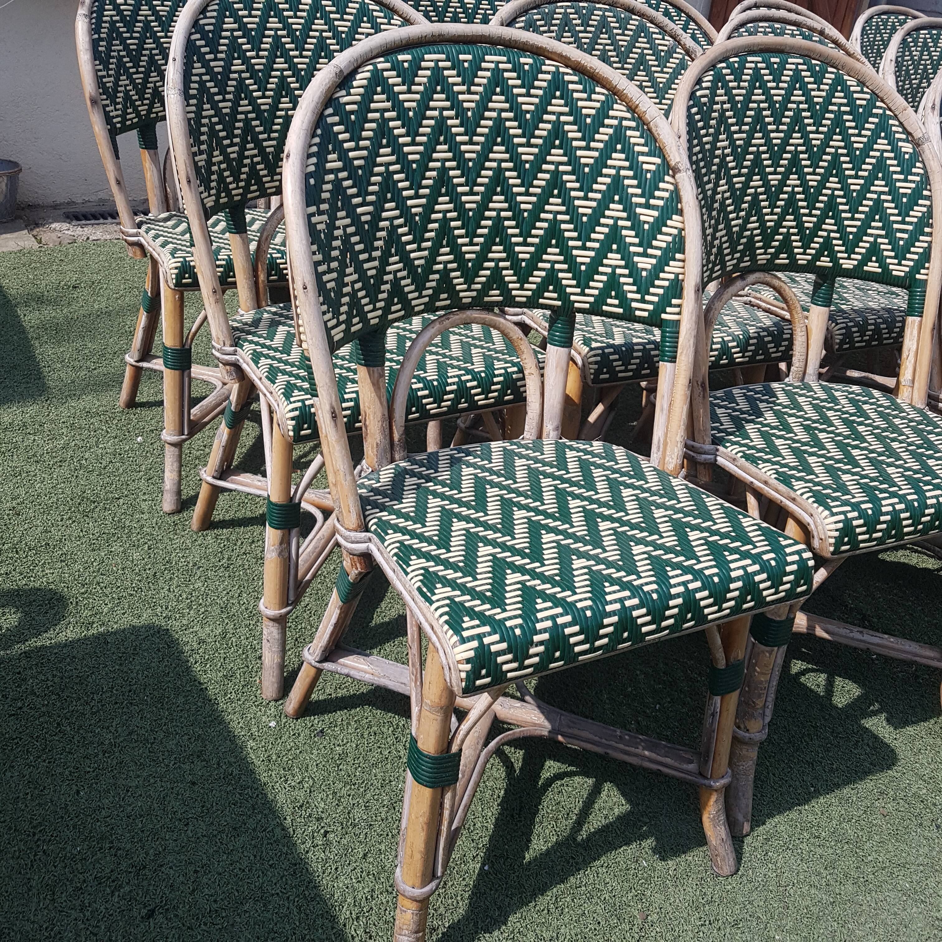 Lot de 15 chaises bistrot de terrasse maison Gatti