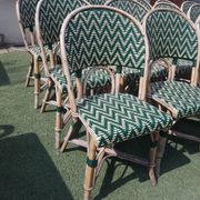 Lot of 15 bistrot terrace chairs Maison Gatti