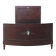 Lit Louis XVI en loupe de thuya
