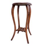 Side table with marble