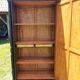 Dressmaker's cabinet with beveled triptych mirrors. (Mirror cabinet)
