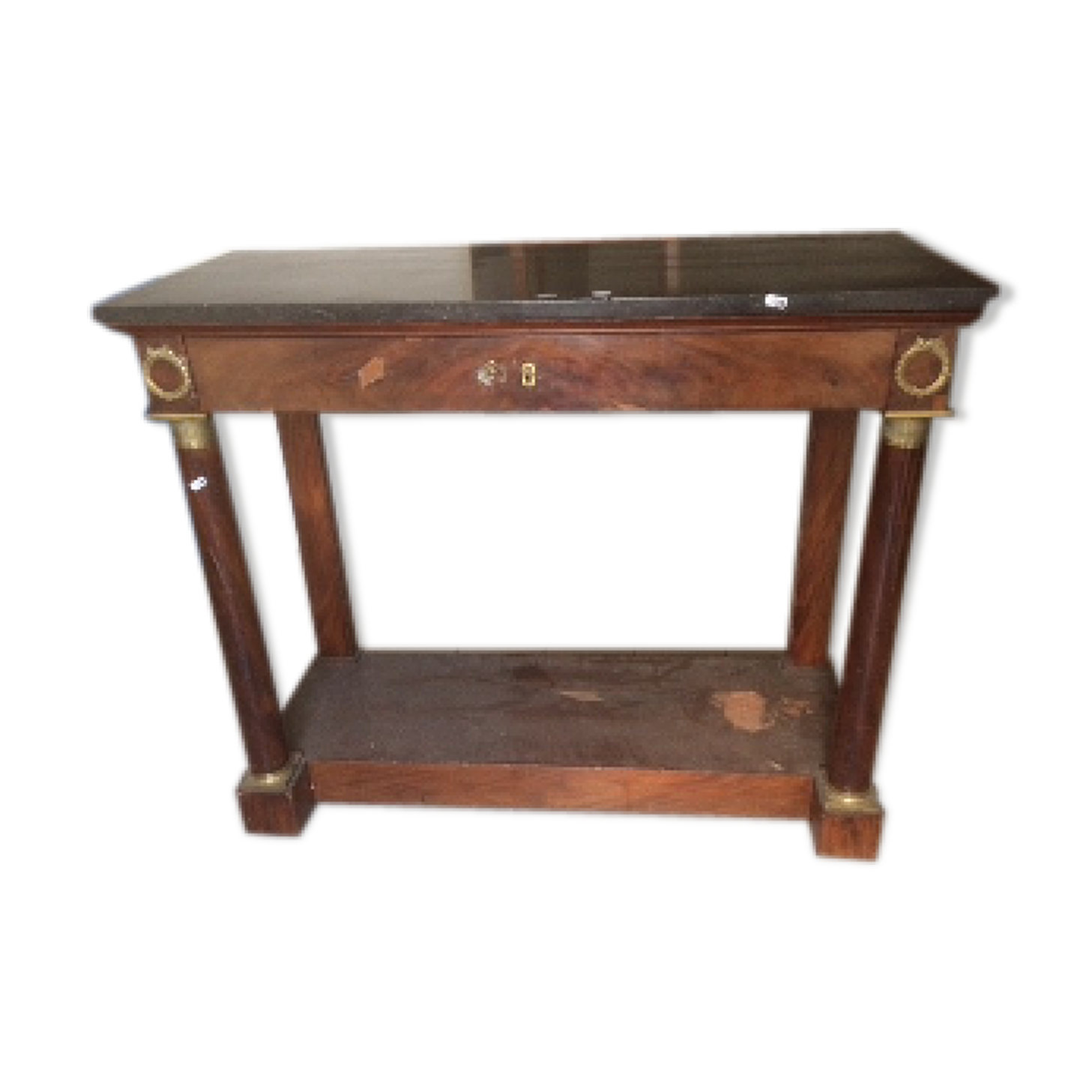 Console column top marble empire