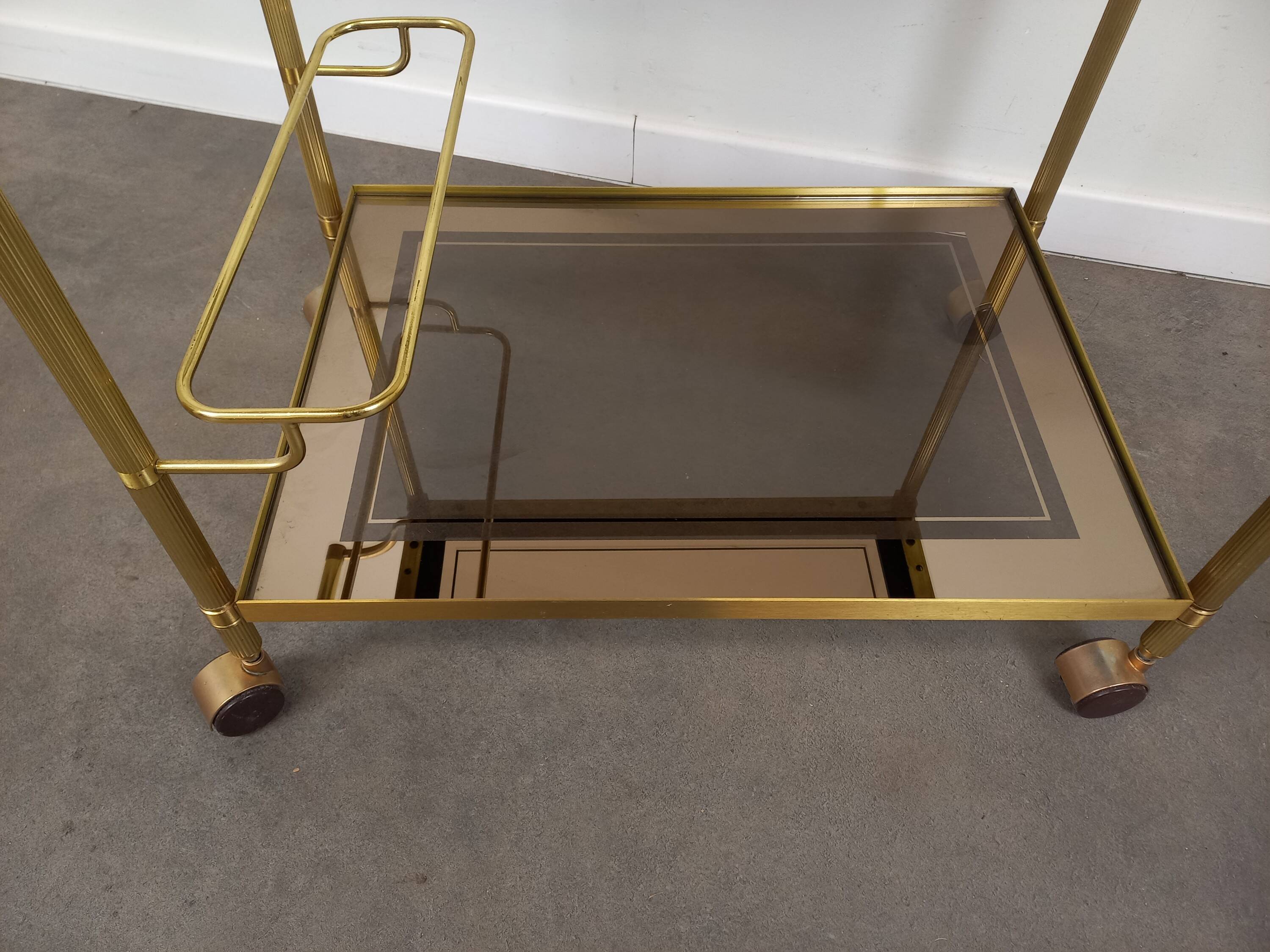 Desserte à roulettes, années 80