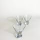 Trio de Verres Minimalistes avec Base Arrondie