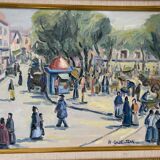 Vegetable market in Granville